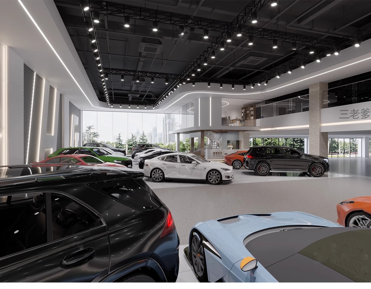 图片[6]-汽车展厅3d模型4S专卖店美容维修装修cad施工图设计3dmax效果图SU-大怪兽分享