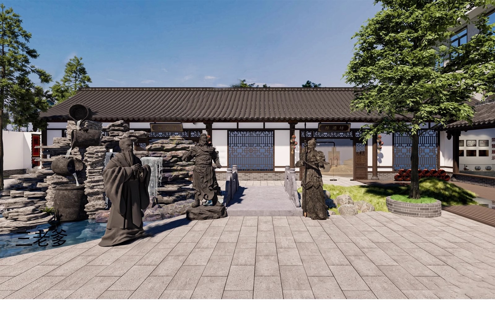 图片[6]-古代圣贤近代伟人历史人物石雕孔子景观雕塑小品su模型库草图大师-大怪兽分享