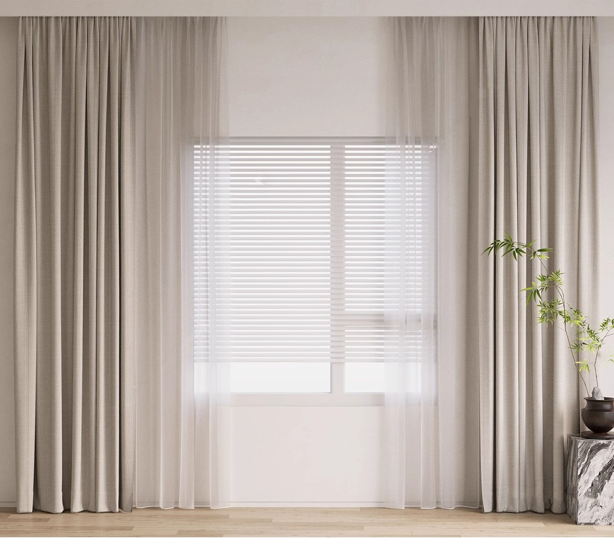 图片[6]-客厅卧室软装现代布艺罗马杆窗帘纱帘帷幔遮光拉帘SU模型草图大师-大怪兽分享