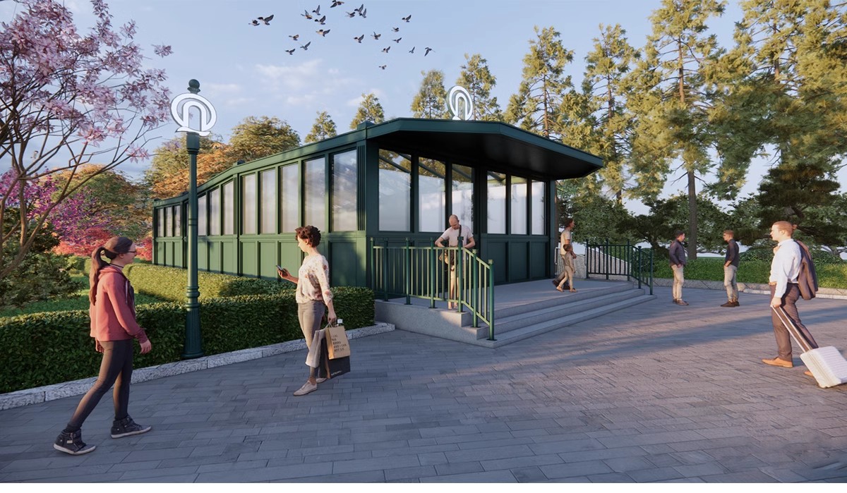 图片[7]-小区景观构筑物住宅建筑地下停车库停车场出入口SU模型库草图大师-大怪兽分享