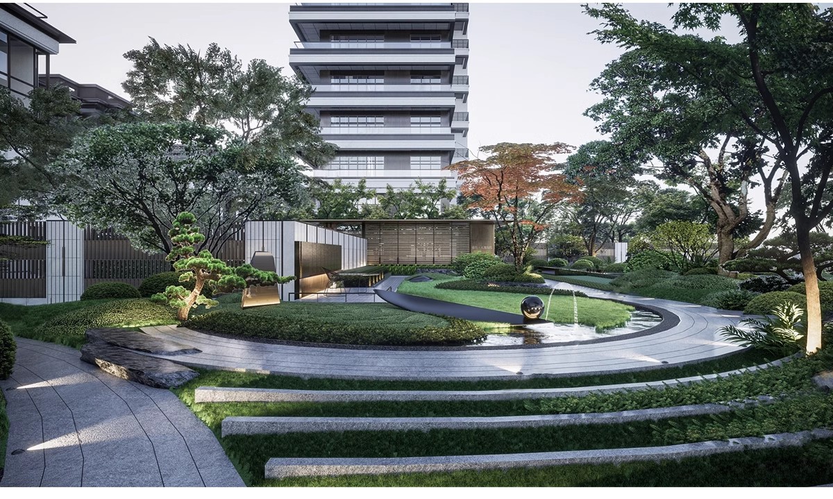 图片[7]-住宅小区居住区景观园林SU模型别墅区现代庭院宅间小品草图大师-大怪兽分享