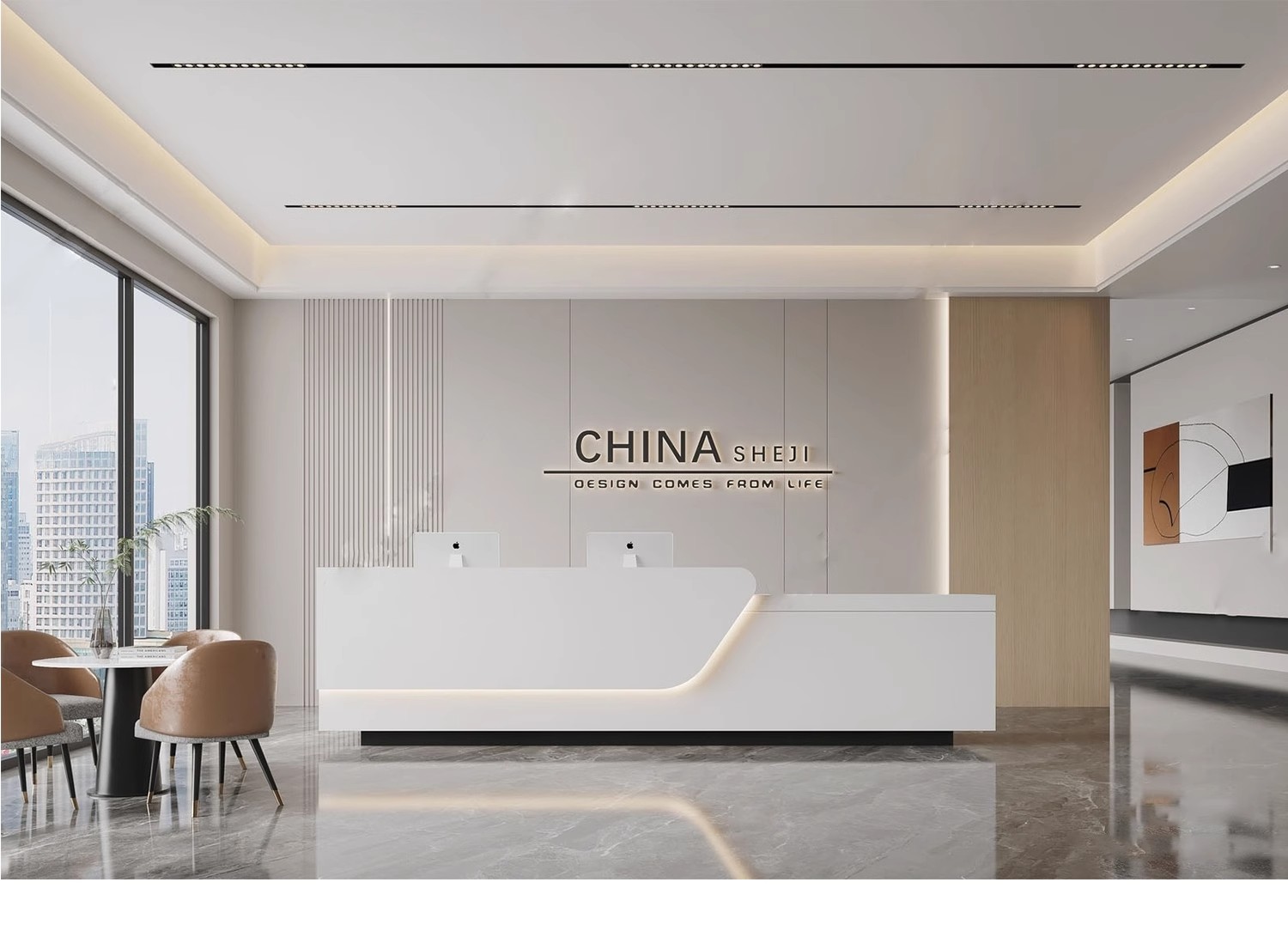 图片[7]-办公室SU模型CAD全套现代北欧会议室共享空间loft工作室草图大师-大怪兽分享