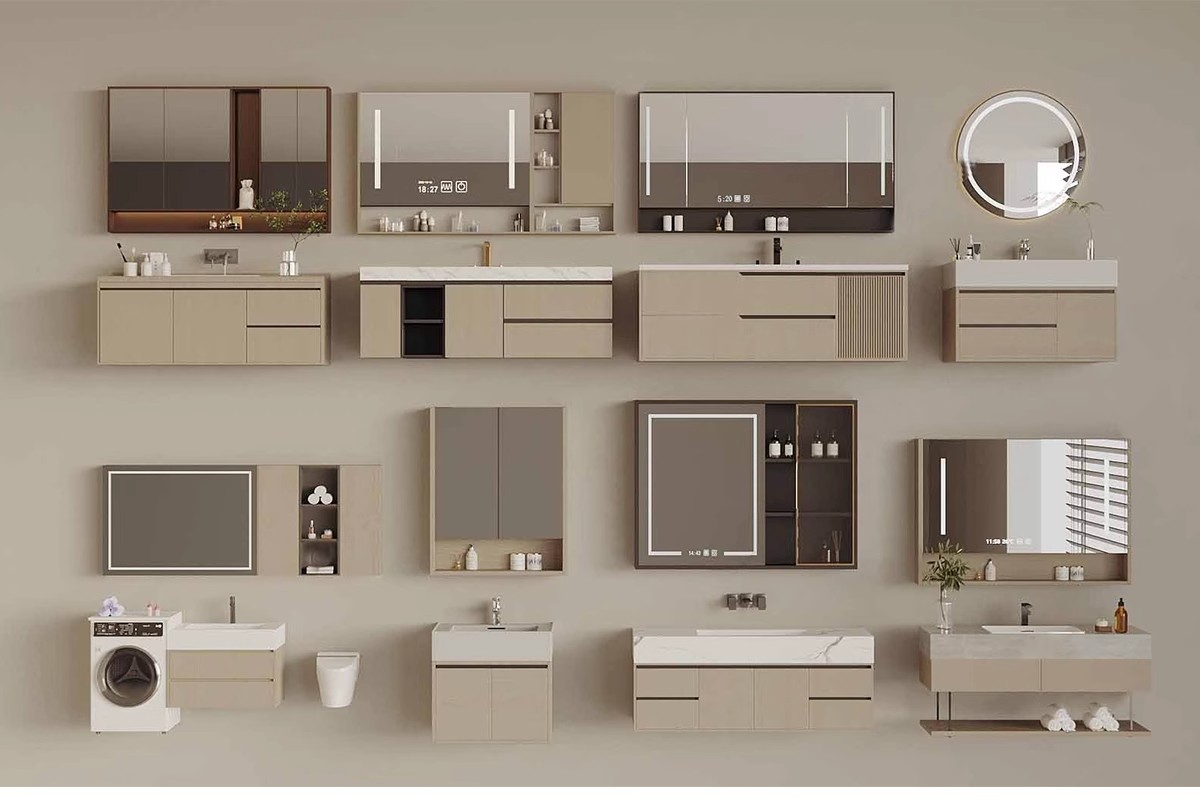 图片[15]-浴室柜子草图大师卫生间洗手台盆镜子卫浴现代奶油单体家装su模型-大怪兽分享