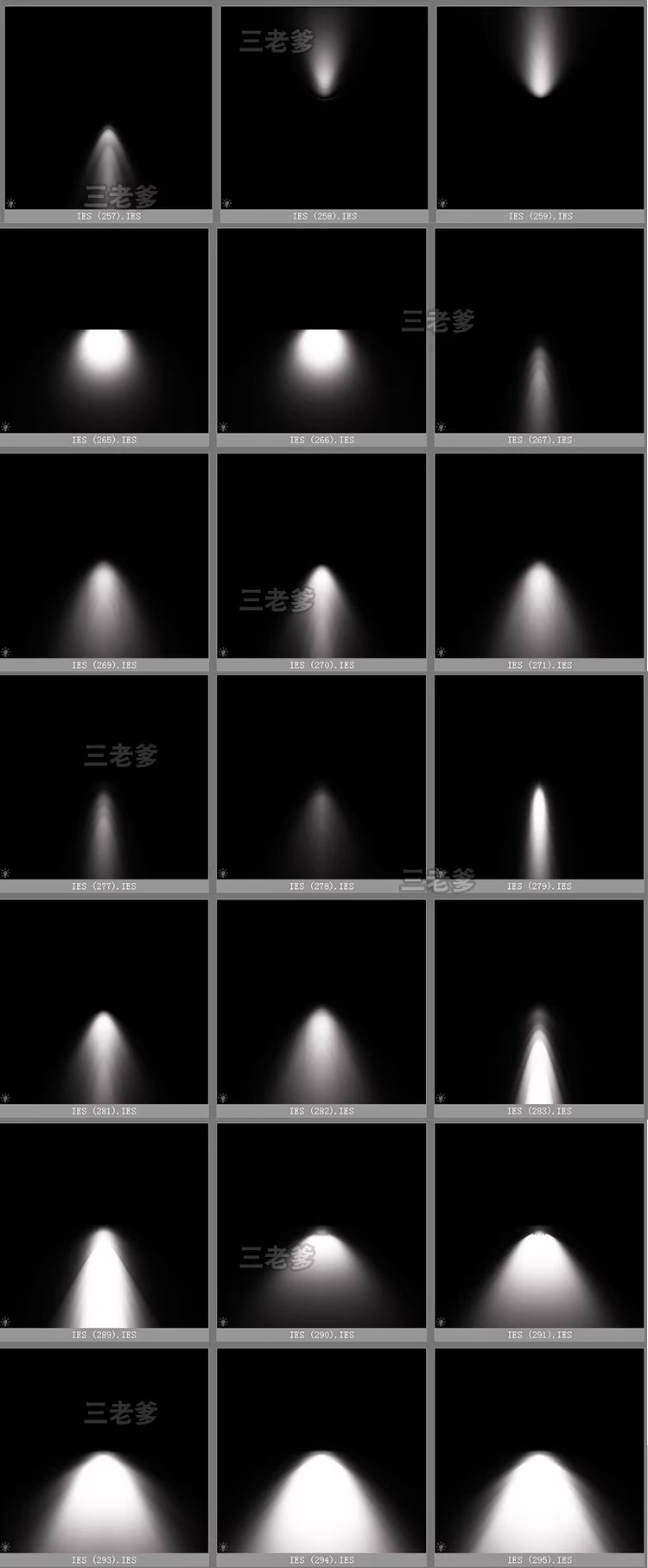 图片[7]-ies灯光文件3d灯光集3dmax光域网 3d模型灯光参数资源管理器素材-大怪兽分享