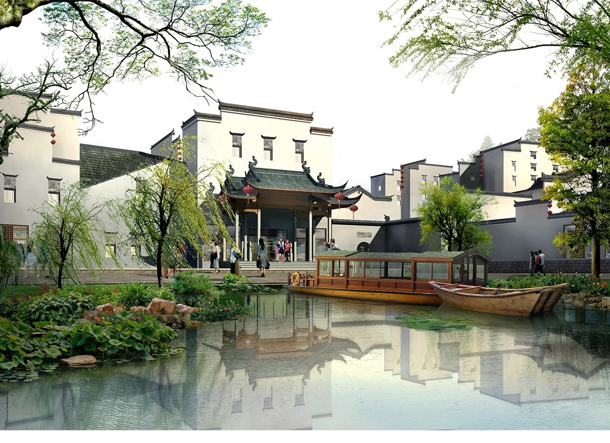 图片[6]-PS效果图民俗文化广场美丽乡村旅游 古村古镇景观园林psd分层素材-大怪兽分享