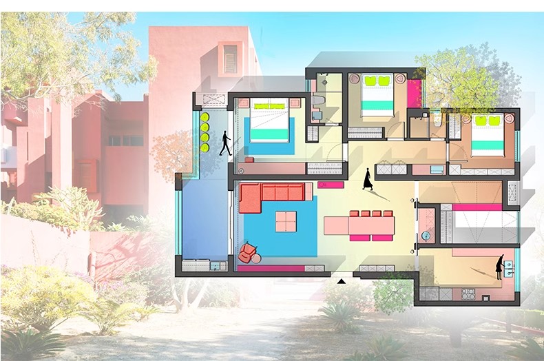 图片[7]-彩色立面平面ps彩平图PSD源文件 住宅家居布局网红风简约现代素材-大怪兽分享