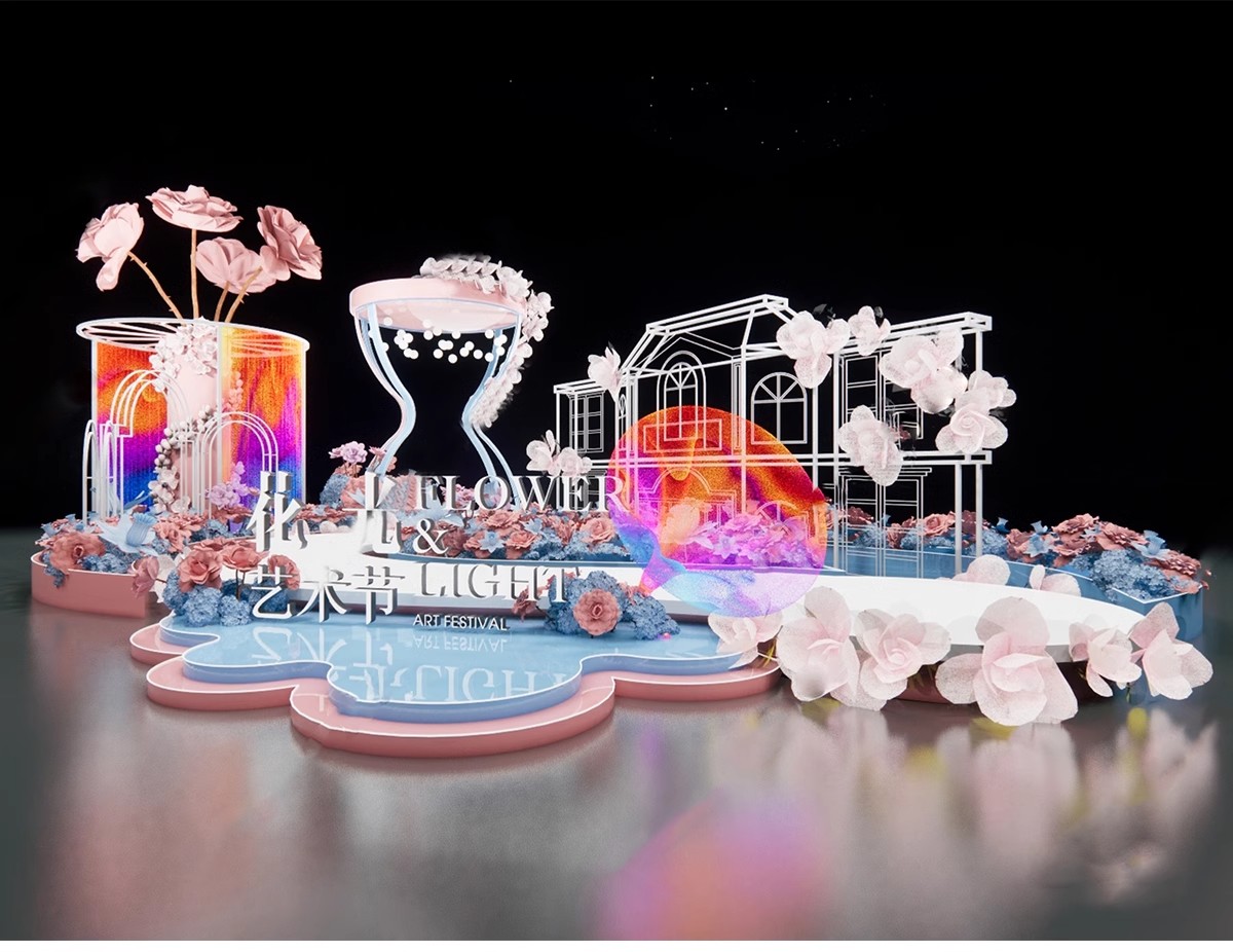 图片[7]-网红风橱窗饰品摆件美陈服装商场SU模型婚礼婚庆现场背景草图大师-大怪兽分享