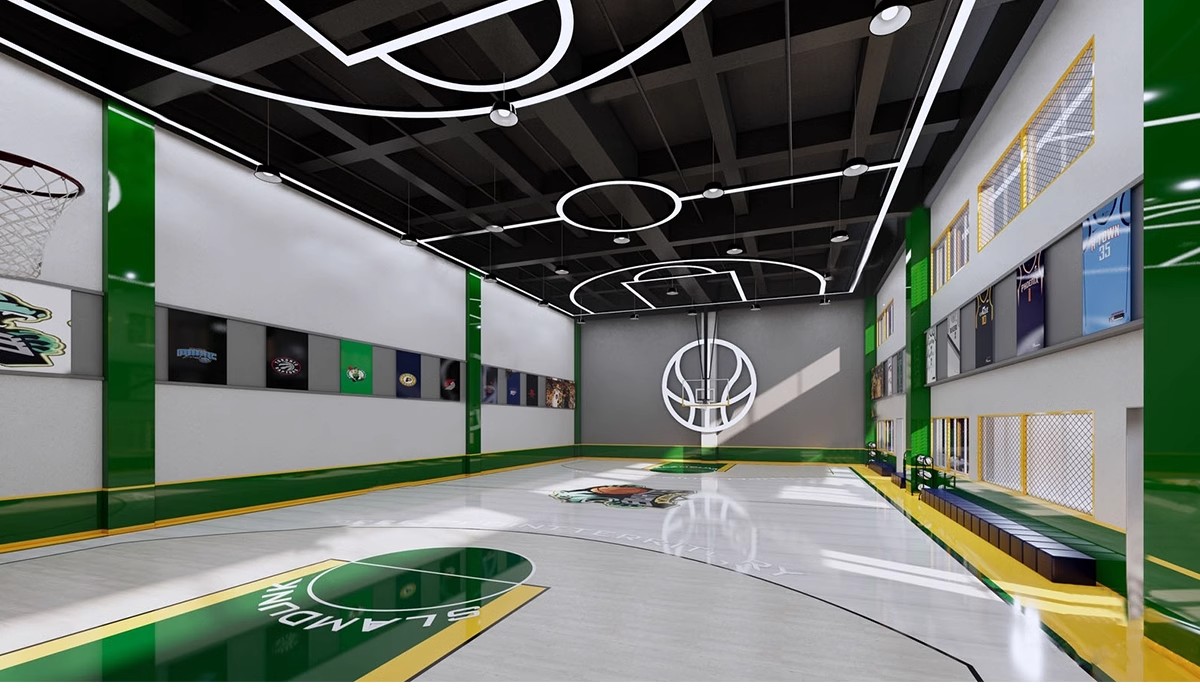 图片[7]-学校体育馆SU模型 室内运动场篮球馆网球游泳馆CAD施工图草图大师-大怪兽分享