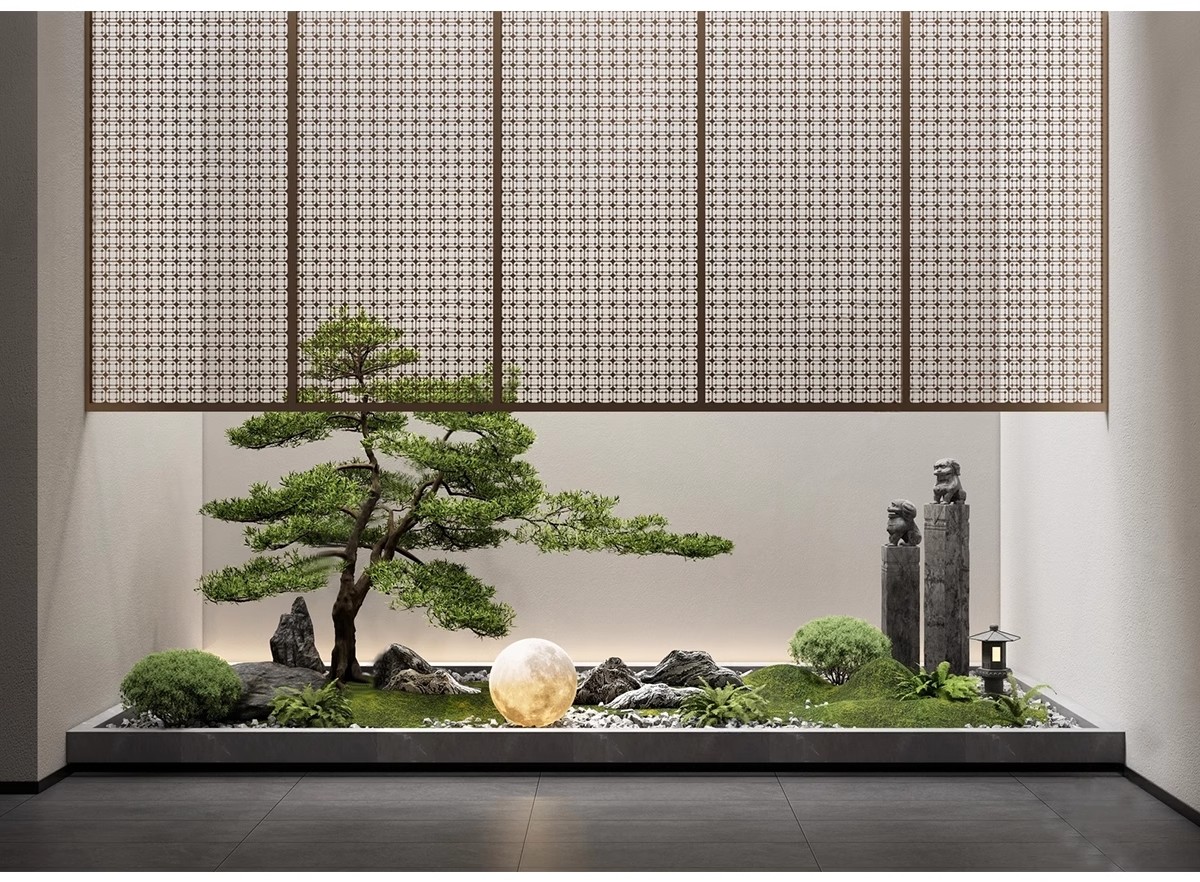 图片[7]-2025室内造景庭院景观小品3d模型中式植物绿植花园3dmax模型素材-大怪兽分享