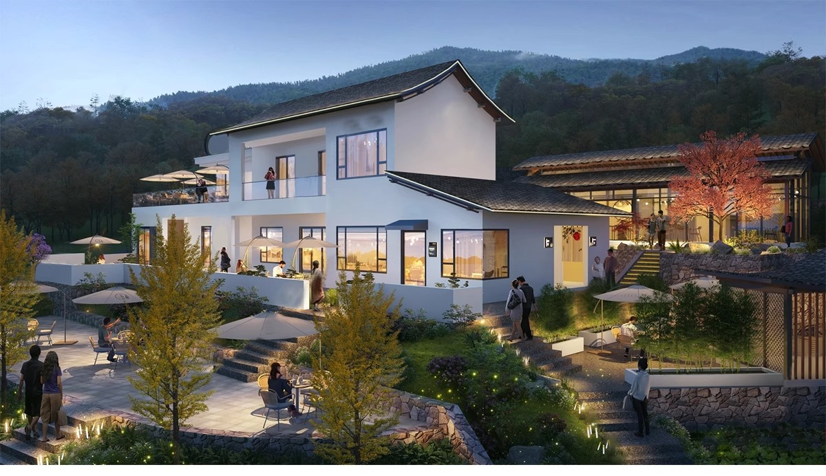 图片[7]-乡村住宅房屋建筑民居民房乡镇沿街楼房农村老房子改造su模型素材-大怪兽分享