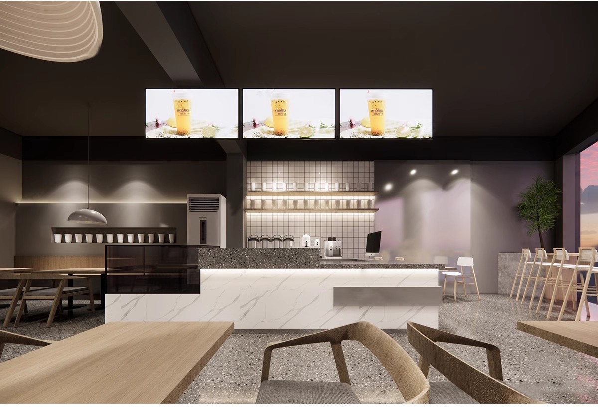 图片[7]-INS网红风LOFT工业风格咖啡厅奶茶店水吧草图大师SU模型CAD施工图-大怪兽分享