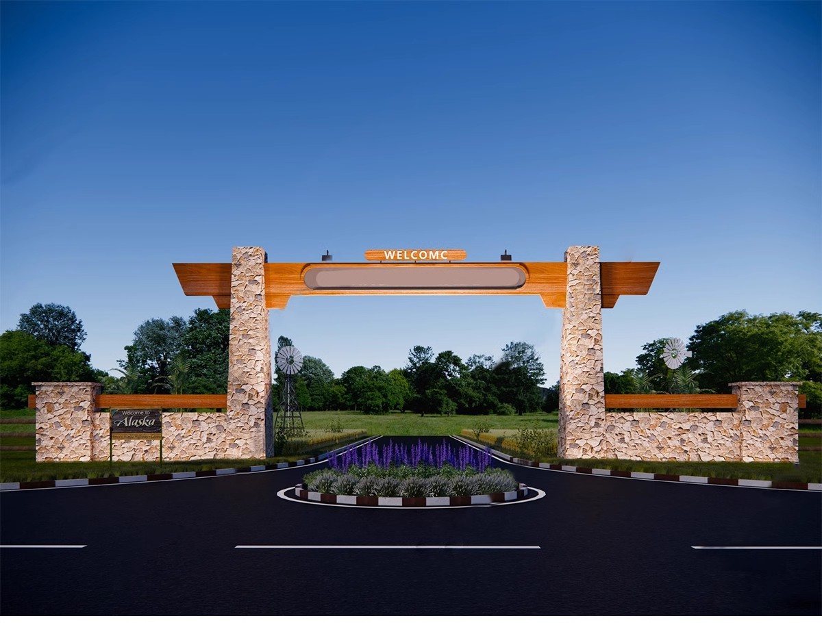 图片[7]-现代公园体育运动入口景观景区大门雕塑LOGO景墙指示标识牌SU模型-大怪兽分享