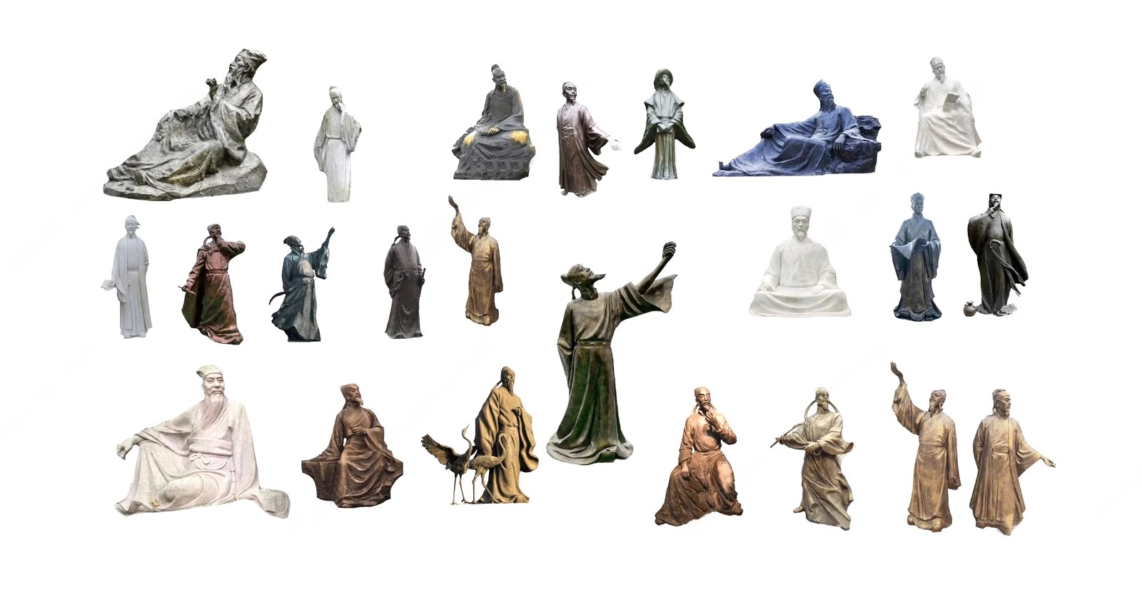 图片[7]-古代圣贤近代伟人历史人物石雕孔子景观雕塑小品su模型库草图大师-大怪兽分享