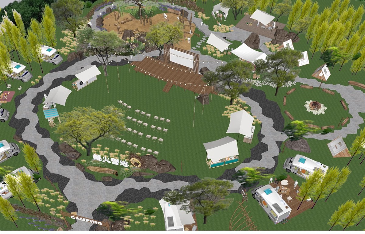 图片[7]-露营公园SU模型景观自驾游房车帐篷营地规划基地烧烤野餐草图大师-大怪兽分享
