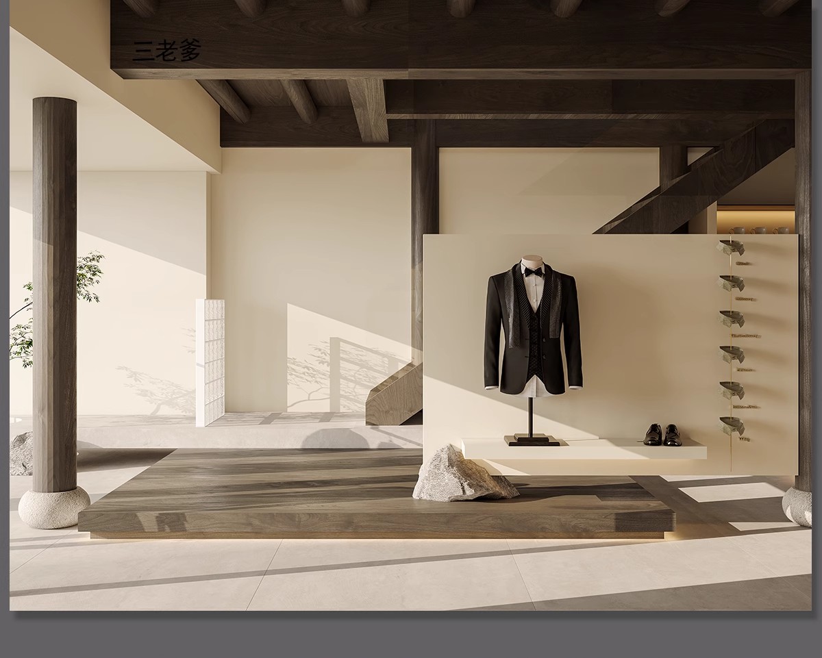 图片[7]-专卖服装店CAD施工图纸3D模型SU效果图库平面图女装男装设计素材-大怪兽分享