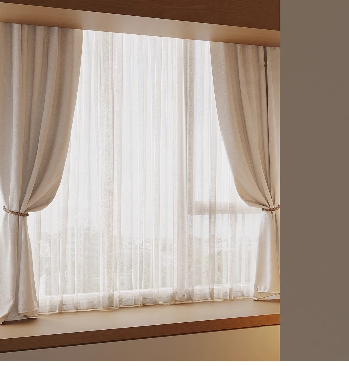 图片[7]-客厅卧室软装现代布艺罗马杆窗帘纱帘帷幔遮光拉帘SU模型草图大师-大怪兽分享