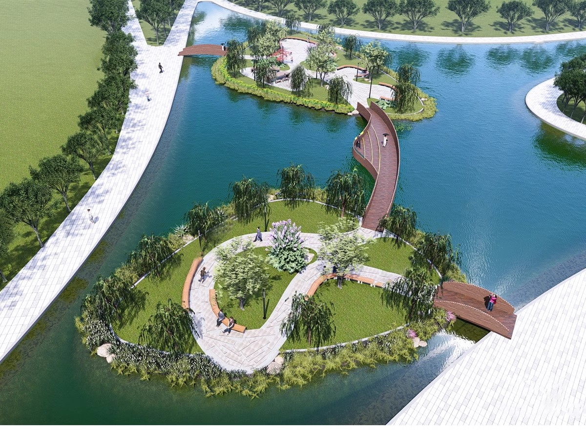 图片[7]-现代滨水滨河湿地河道公园规划广场园林景观SU模型素材CAD施工图-大怪兽分享