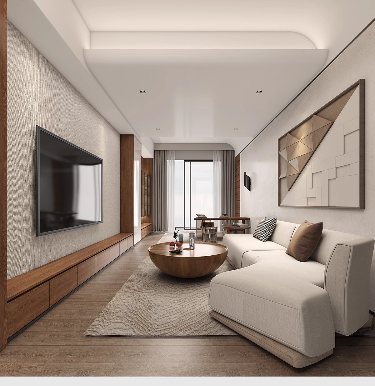 图片[8]-公寓LOFT装修设计效果图小户型复式酒店单身公寓室内CAD施工图纸-大怪兽分享