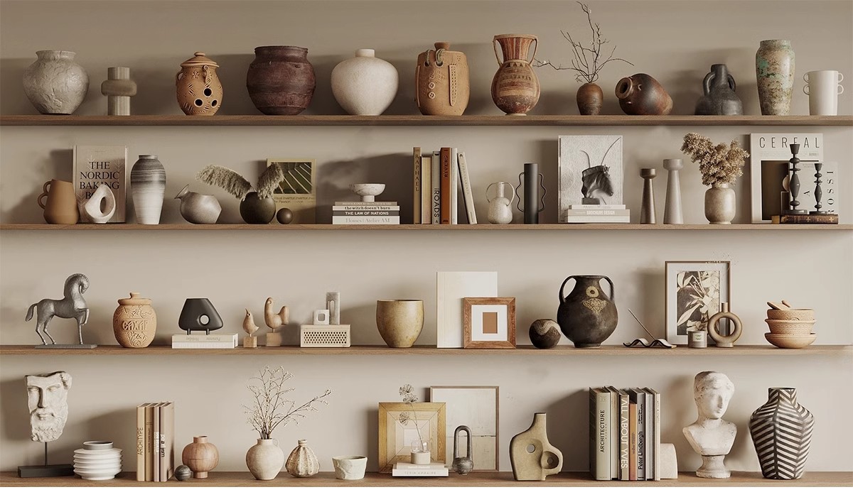 图片[19]-室内SU模型北欧创意雕塑摆件公仔现代装饰品组合挂画草图大师素材-大怪兽分享