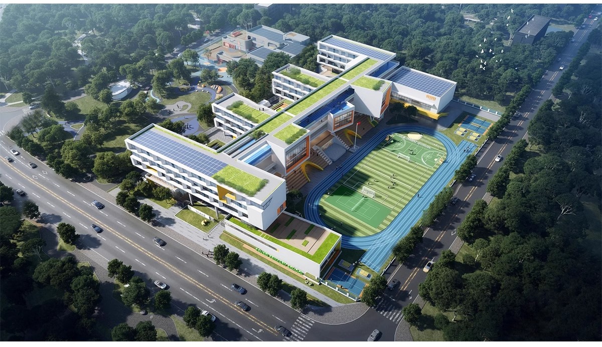 图片[8]-学校建筑大学实验中学小学SU模型校园景观室外教学楼草图大师素材-大怪兽分享