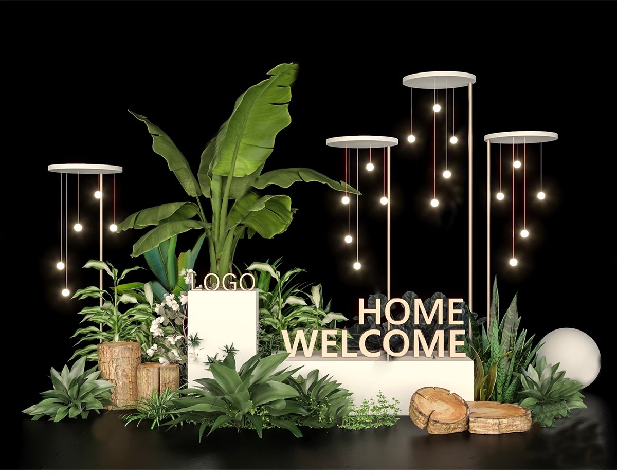 图片[8]-网红风橱窗饰品摆件美陈服装商场SU模型婚礼婚庆现场背景草图大师-大怪兽分享