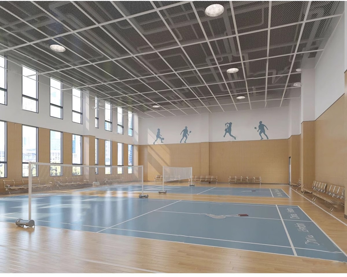 图片[8]-学校体育馆SU模型 室内运动场篮球馆网球游泳馆CAD施工图草图大师-大怪兽分享