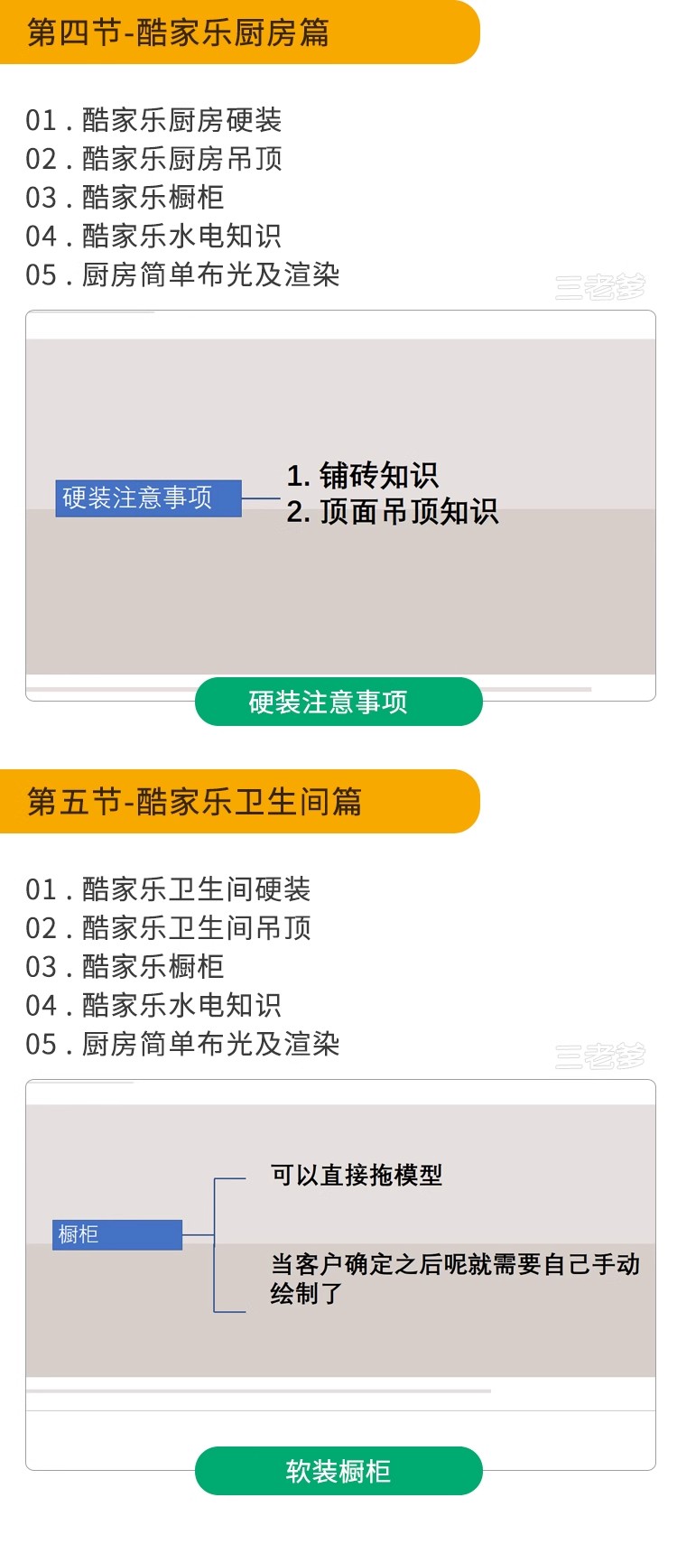 图片[8]-酷家乐教程进阶渲染班自学入门课程室内装修设计全屋定制视频素材-大怪兽分享