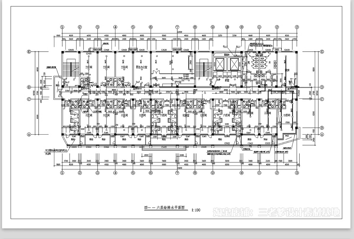 图片[8]-消防给排水电气系统图CAD施工图 工装纸配电强弱电水电全套设计图-大怪兽分享
