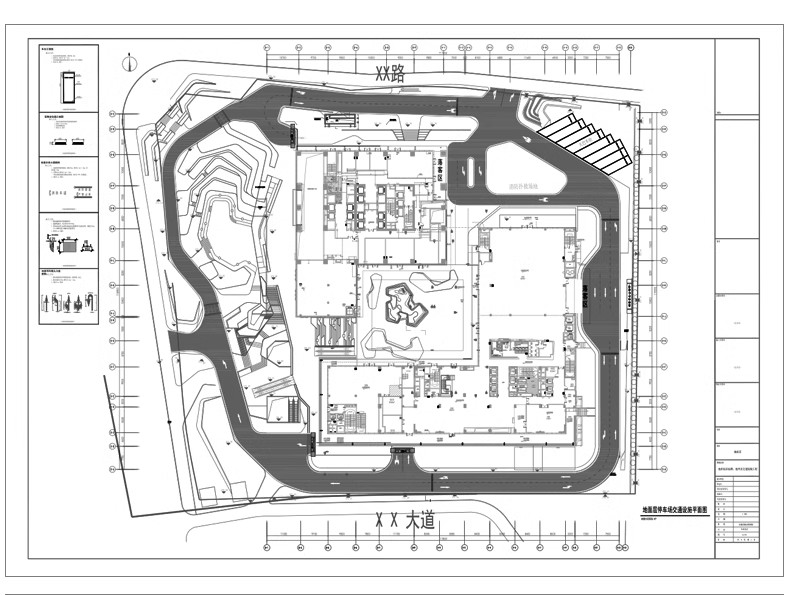 图片[8]-停车场规划设计建筑CAD平面图纸 地下车库SU模型车位施工图素材-大怪兽分享