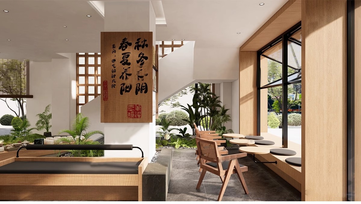 图片[8]-新中式禅意茶楼现代简约茶室茶社茶馆茶餐厅SU模型草图大师素材-大怪兽分享