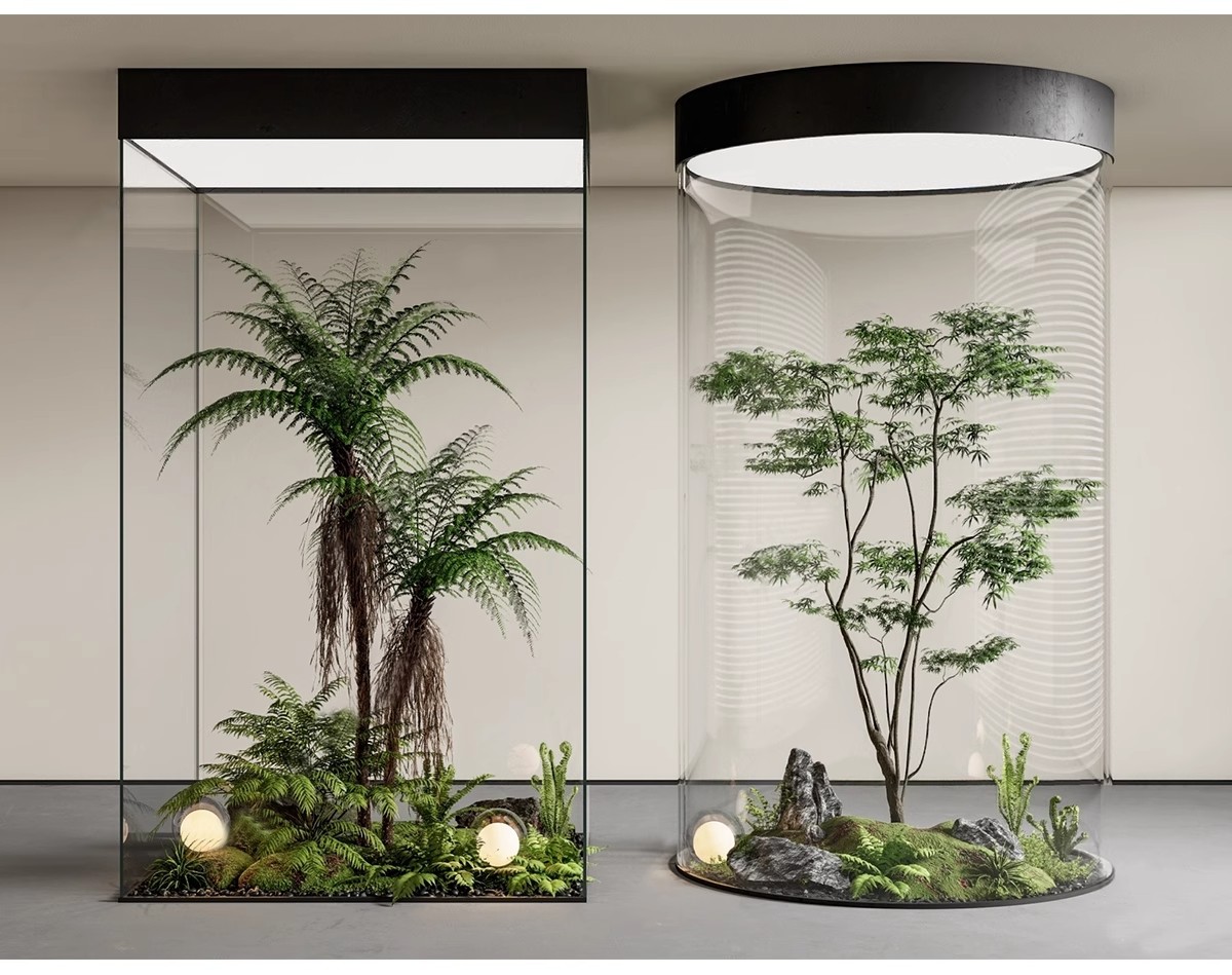 图片[8]-2025室内造景庭院景观小品3d模型中式植物绿植花园3dmax模型素材-大怪兽分享