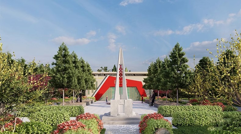 图片[8]-红色文化党建主题美丽乡村新农村公园广场旅游景区草图大师SU模型-大怪兽分享