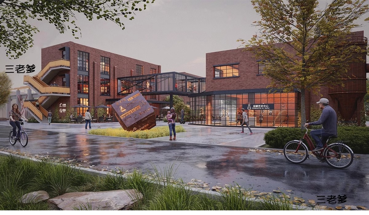 图片[8]-仓库工厂旧厂房改造LOFT公园办公楼创意园区cad工业风遗址su模型-大怪兽分享