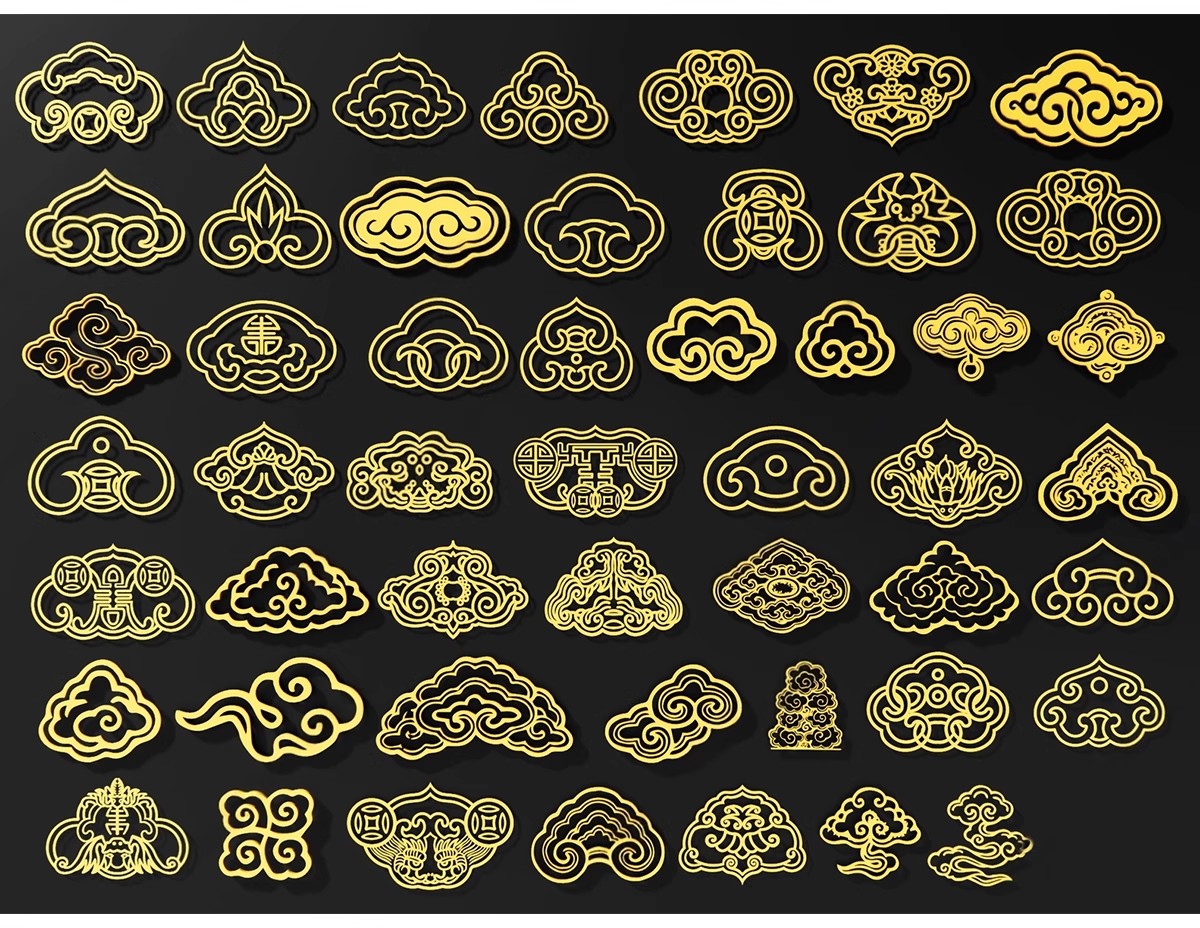 图片[8]-草图大师新中式角花角线花格窗花木雕金属镂空雕花窗镂花窗SU模型-大怪兽分享