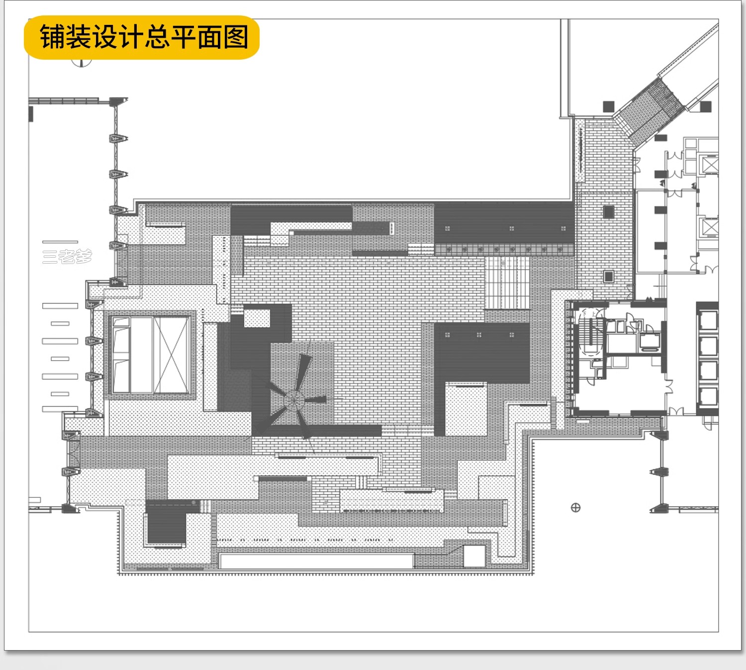 图片[8]-别墅庭院设计规划方案屋顶空中花园景观绿化cad施工图平面图素材-大怪兽分享