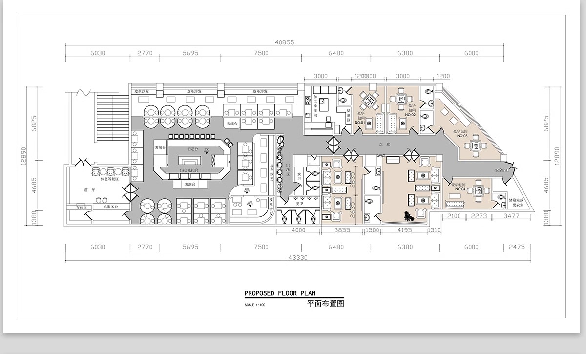 图片[8]-酒吧KTV装修设计cad施工图纸夜场夜总会3d效果图平面娱乐会所素材-大怪兽分享