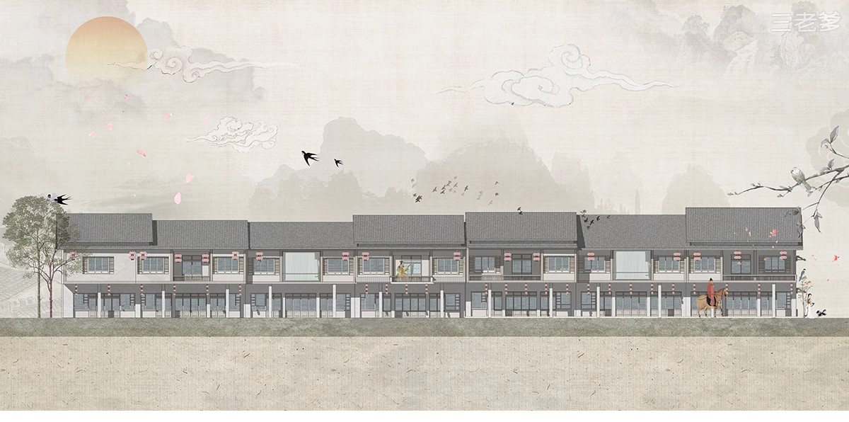 图片[8]-古风竞赛风拼贴建筑景观鸟瞰图psd效果图立面人物植物ps免扣素材-大怪兽分享