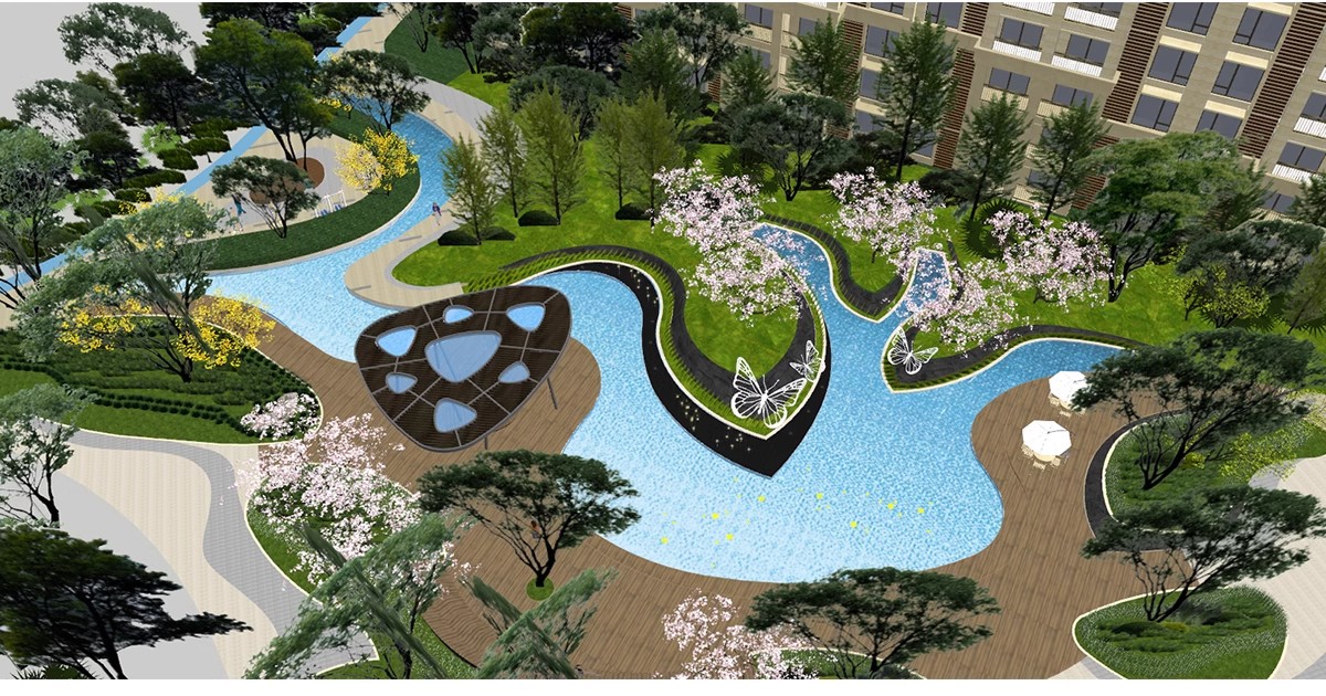 图片[9]-住宅小区居住区景观园林SU模型别墅区现代庭院宅间小品草图大师-大怪兽分享