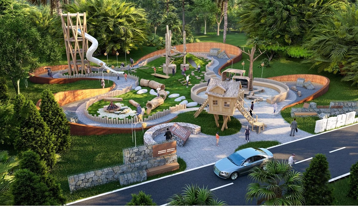 图片[8]-现代公园广场小游园园林节点景观树池座椅坐凳小品草图大师SU模型-大怪兽分享