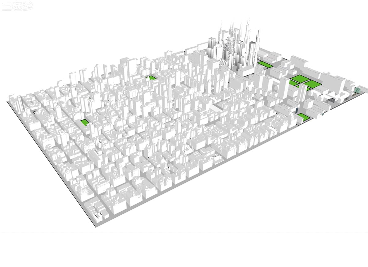 图片[9]-城市设计规划SU模型白膜白模景观建筑鸟瞰草图大师sketchup素材库-大怪兽分享