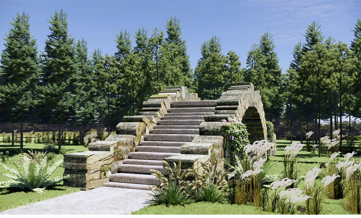 图片[8]-景观桥石桥拱桥木桥SU模型sketchup设计素材库新中式草图大师小桥-大怪兽分享