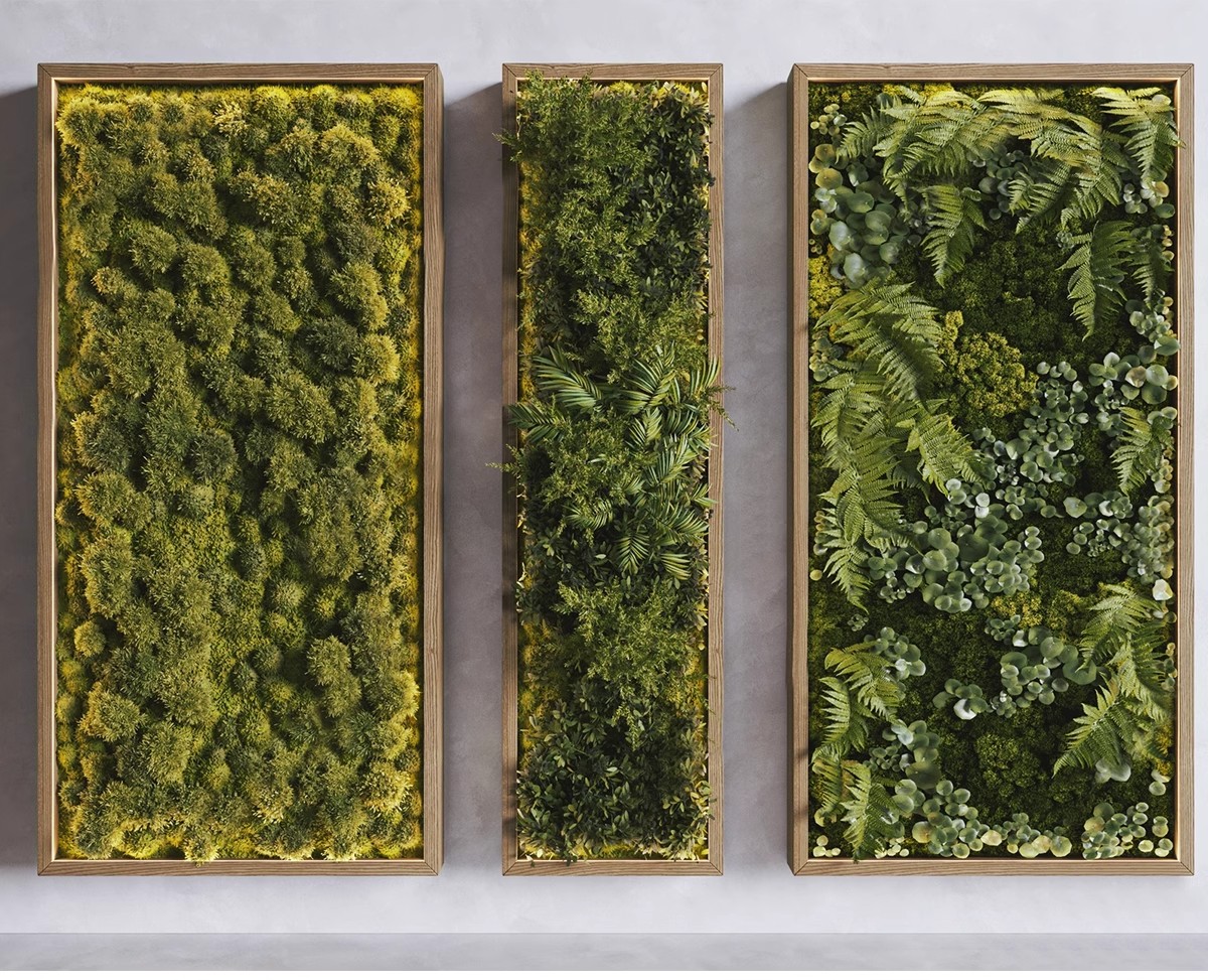 图片[15]-室内植物绿植墙花架垂直绿化绿墙办公室酒店咖啡厅su模型sketchup-大怪兽分享