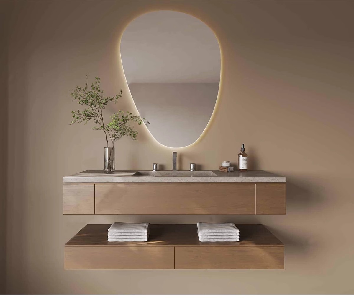 图片[17]-浴室柜子草图大师卫生间洗手台盆镜子卫浴现代奶油单体家装su模型-大怪兽分享