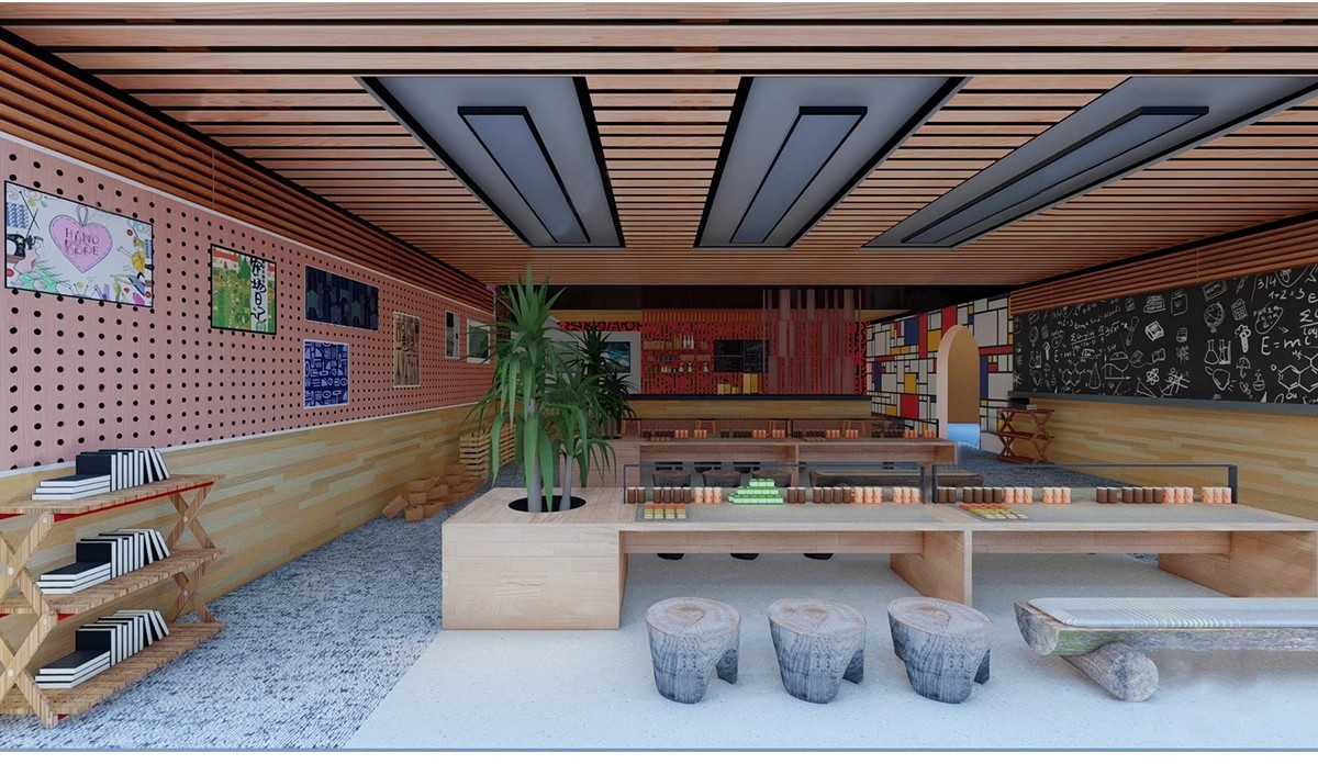 图片[9]-DIY手工坊木工陶艺馆幼儿园教室美工木作培训工坊草图大师su模型-大怪兽分享