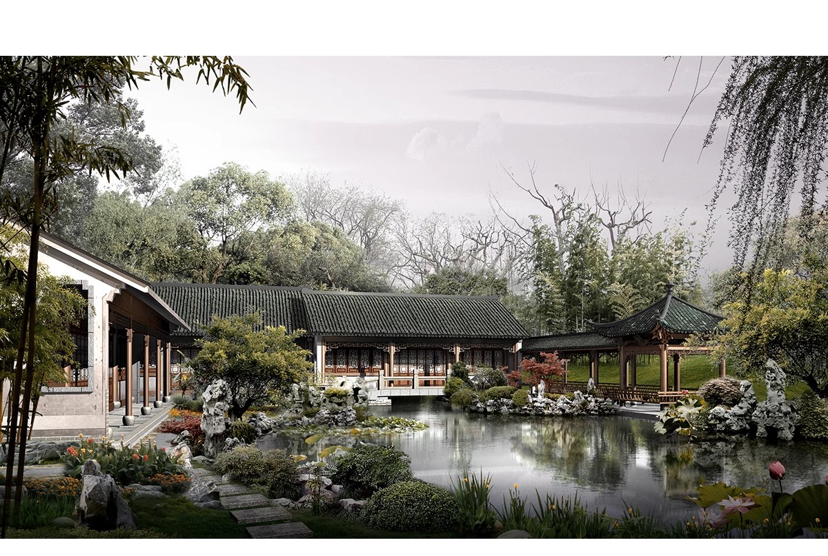 图片[8]-PS效果图民俗文化广场美丽乡村旅游 古村古镇景观园林psd分层素材-大怪兽分享