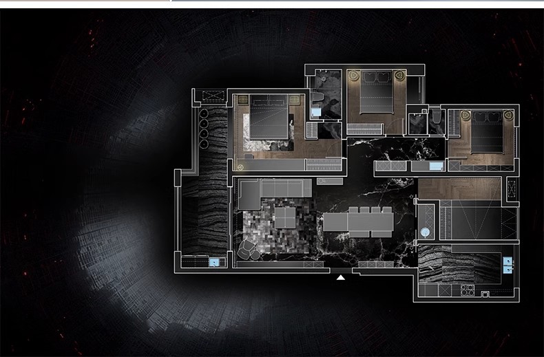 图片[9]-彩色立面平面ps彩平图PSD源文件 住宅家居布局网红风简约现代素材-大怪兽分享