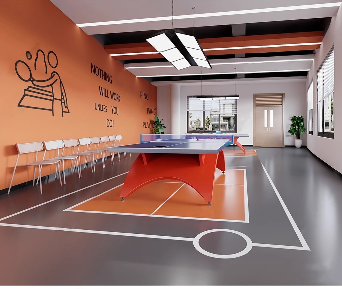 图片[9]-学校体育馆SU模型 室内运动场篮球馆网球游泳馆CAD施工图草图大师-大怪兽分享