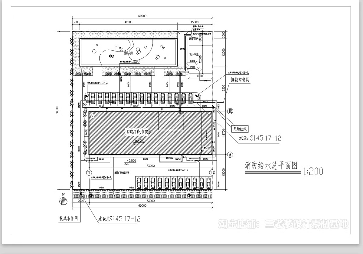 图片[9]-消防给排水电气系统图CAD施工图 工装纸配电强弱电水电全套设计图-大怪兽分享