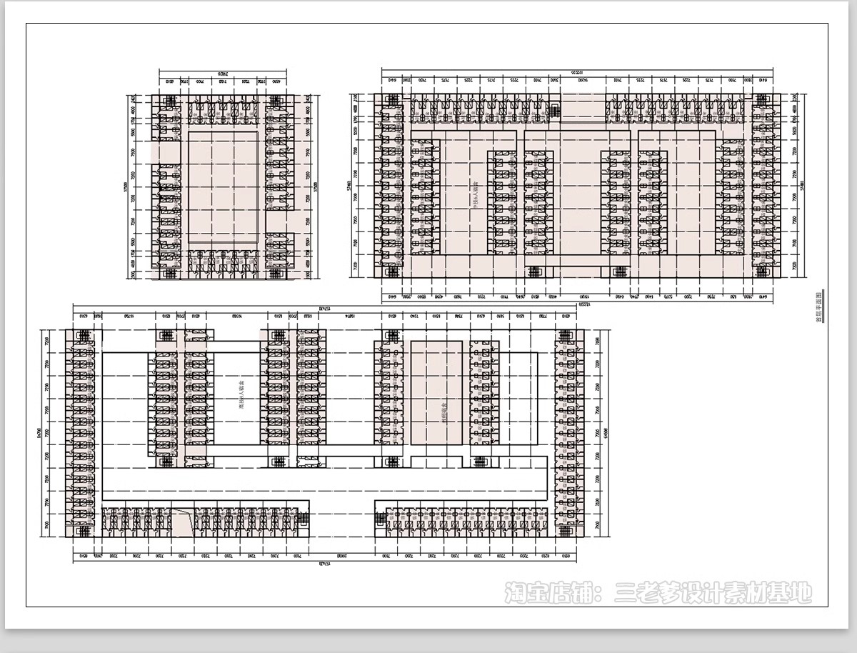 图片[9]-宿舍楼公寓楼CAD平面布局图学校职工学生建筑施工图设计布置方案-大怪兽分享