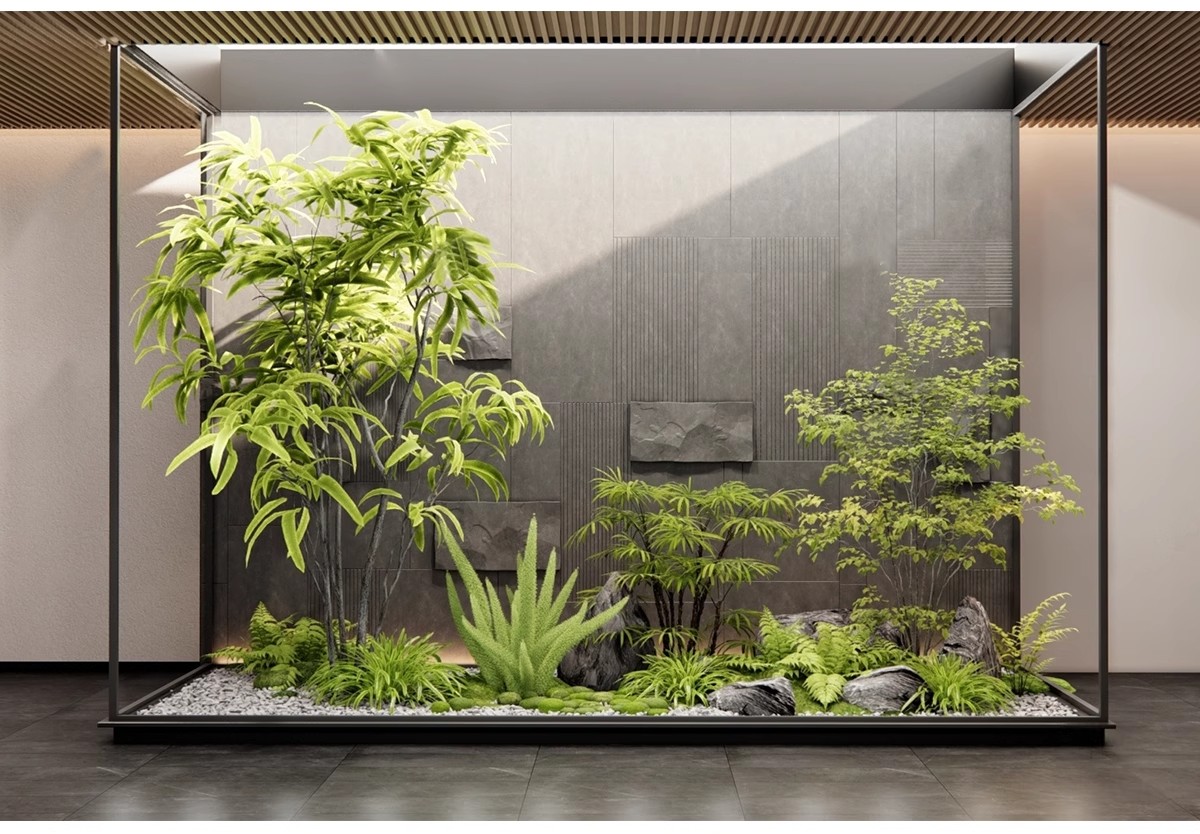 图片[9]-2025室内造景庭院景观小品3d模型中式植物绿植花园3dmax模型素材-大怪兽分享